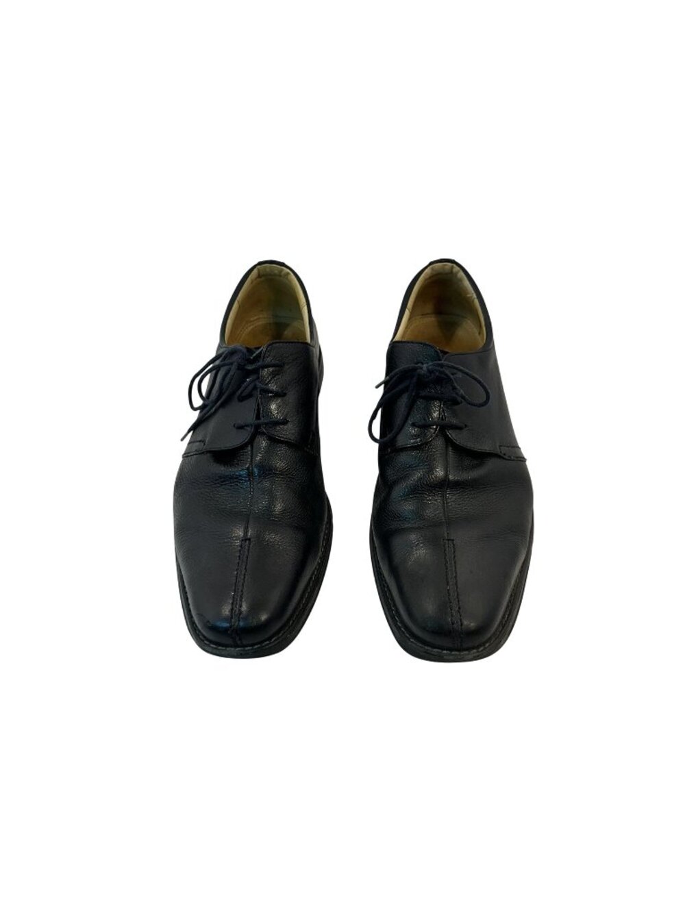 Mens Black Leather Dress Shoes Size 12M Made In Brazil Loafers Wedding Career